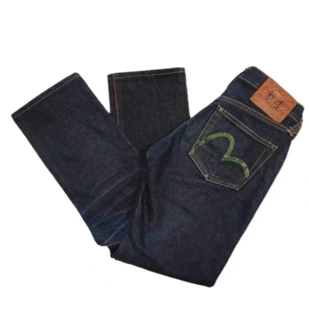 Evisu Heritage Osaka Japan Dark Wash  Button Fly Jeans Size 28